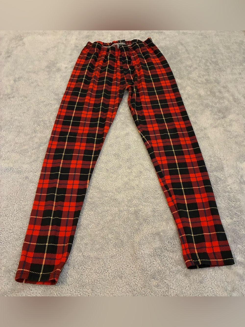 Women’s Shosha Brand Red and Black Plaid Pajama Pants Size L/XL